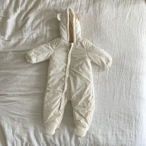 Baby Zara snow suit with super soft fleece lining